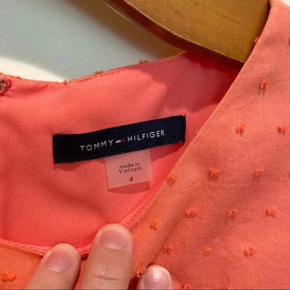 SOLD! NWOT Tommy Hilfiger dot embroidered sleeveless dress - Picture 9 of 12